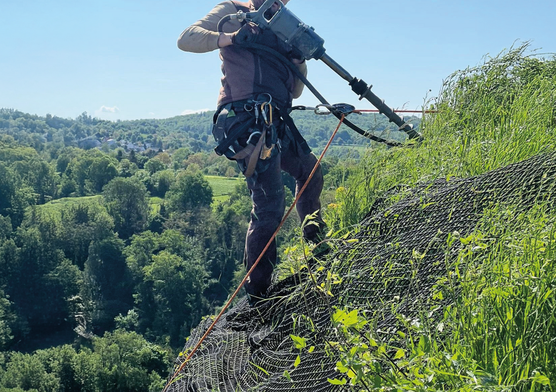 Unsere JUMBO hilft bei der Sicherung der Festung Ehrenbreitstein